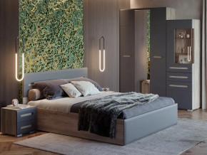 Спальня Наоми графит нубук в Тобольске - tobolsk.mebel-tymen.ru | фото