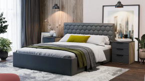 Спальня «Порто» Яблоня Беллуно, Графит софт в Тобольске - tobolsk.mebel-tymen.ru | фото