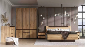 Спальня серия Бостон дуб вотан в Тобольске - tobolsk.mebel-tymen.ru | фото