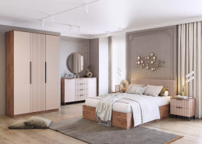 Спальня Тоскана, набор №2, дуб табачный/бисквит в Тобольске - tobolsk.mebel-tymen.ru | фото