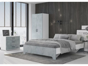 Спальня Victor Белый-бетон в Тобольске - tobolsk.mebel-tymen.ru | фото