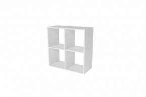 Стеллаж 4 секции 696х700х294, цвет белый в Тобольске - tobolsk.mebel-tymen.ru | фото