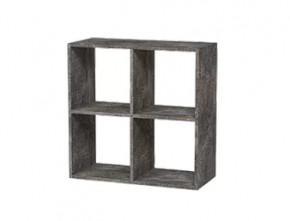 Стеллаж 4 секции графит Герда в Тобольске - tobolsk.mebel-tymen.ru | фото