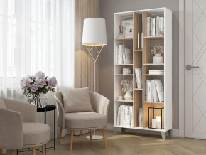 Стеллаж Asti Сонома-Белый в Тобольске - tobolsk.mebel-tymen.ru | фото