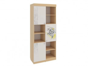 Стеллаж Форсаж дуб сонома/белый в Тобольске - tobolsk.mebel-tymen.ru | фото