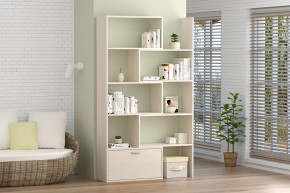 Стеллаж раздвижной, 718/1300 мм бодега белая Диал в Тобольске - tobolsk.mebel-tymen.ru | фото