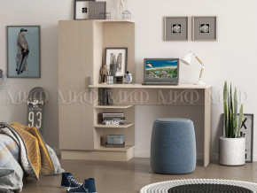 Стол компьютерный №1 Дуб беленый в Тобольске - tobolsk.mebel-tymen.ru | фото