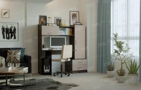 Стол компьютерный "ПКС-7" венге/дуб белфорт в Тобольске - tobolsk.mebel-tymen.ru | фото