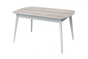 Стол обеденный Прайм, бора бора/белый в Тобольске - tobolsk.mebel-tymen.ru | фото