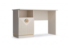 Стол письменный "Капри" Сатин/Сатин в Тобольске - tobolsk.mebel-tymen.ru | фото