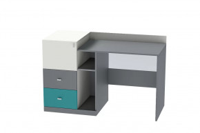 Стол письменный Клео Ст-1, 1300 мм, графит, миндаль, океан Диал в Тобольске - tobolsk.mebel-tymen.ru | фото