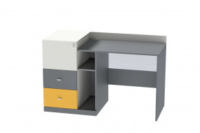 Стол письменный Клео Ст-1, 1300 мм, графит, миндаль, солнечный Диал в Тобольске - tobolsk.mebel-tymen.ru | фото