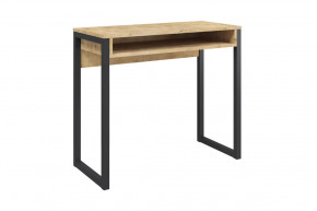 Стол письменный Леонардо, дуб бунратти/черный в Тобольске - tobolsk.mebel-tymen.ru | фото