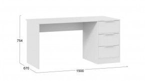 Стол письменный «Марли» Тип 2 Белый в Тобольске - tobolsk.mebel-tymen.ru | фото