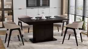 Стол раздвижной «Детройт» Тип 1 Черный в Тобольске - tobolsk.mebel-tymen.ru | фото