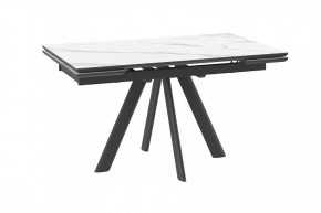 Стол раздвижной Jack-140, calakatta st cer/черный в Тобольске - tobolsk.mebel-tymen.ru | фото