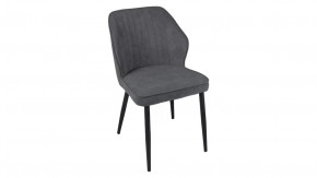 Стул «Крис» Черный муар, Микровелюр BRENDY Graphite в Тобольске - tobolsk.mebel-tymen.ru | фото