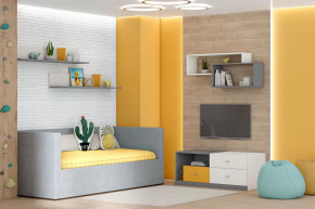 Тумба Клео Т-1, 1200 мм, графит, миндаль, солнечный Диал в Тобольске - tobolsk.mebel-tymen.ru | фото