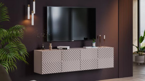 Тумба ТВ Танго Глиняно серый/Холст Латте в Тобольске - tobolsk.mebel-tymen.ru | фото